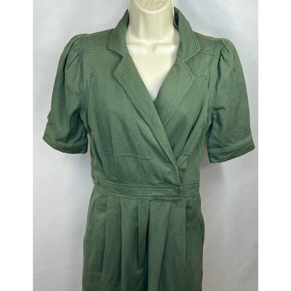 Day + Moon Utility Jumpsuit in Olive Green - Picture 15 of 16